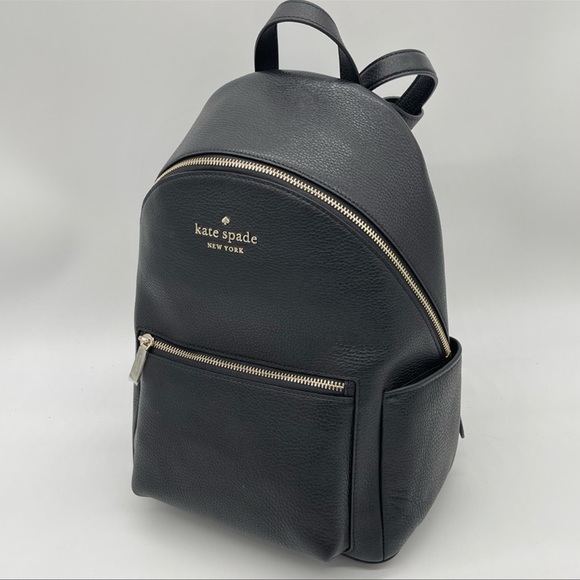 Kate Spade Leila Medium Dome Backpack Leather Black - Picture 5 of 12